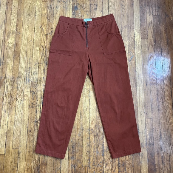Eve Gravel Reed Pants - Size L - Terracotta - Picture 5 of 13